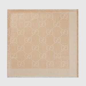 Gucci GG Lamé jacquard shawl - brand new in box.